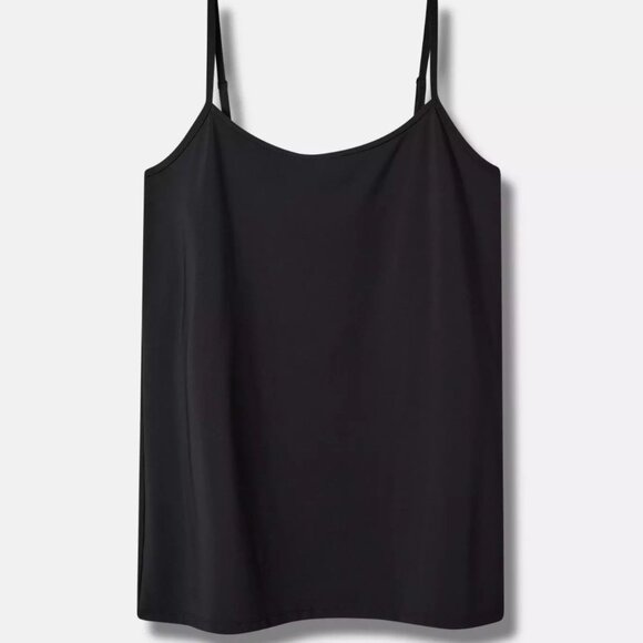 Torrid Sculpting Cami 5X Tank Top Black Knit Layering Scoop Neck Plus Size (28) - Picture 1 of 3